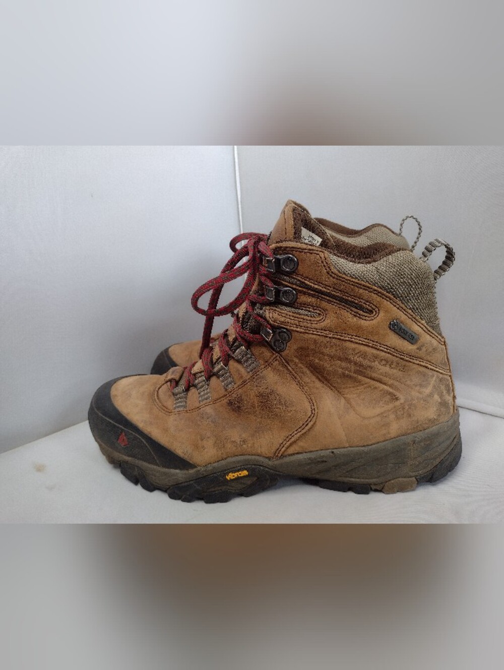 Vasque Taku GTX Men's Size US 10 Leather Waterproof Hiking Boots Brown A31